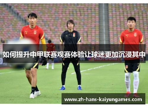 如何提升中甲联赛观赛体验让球迷更加沉浸其中
